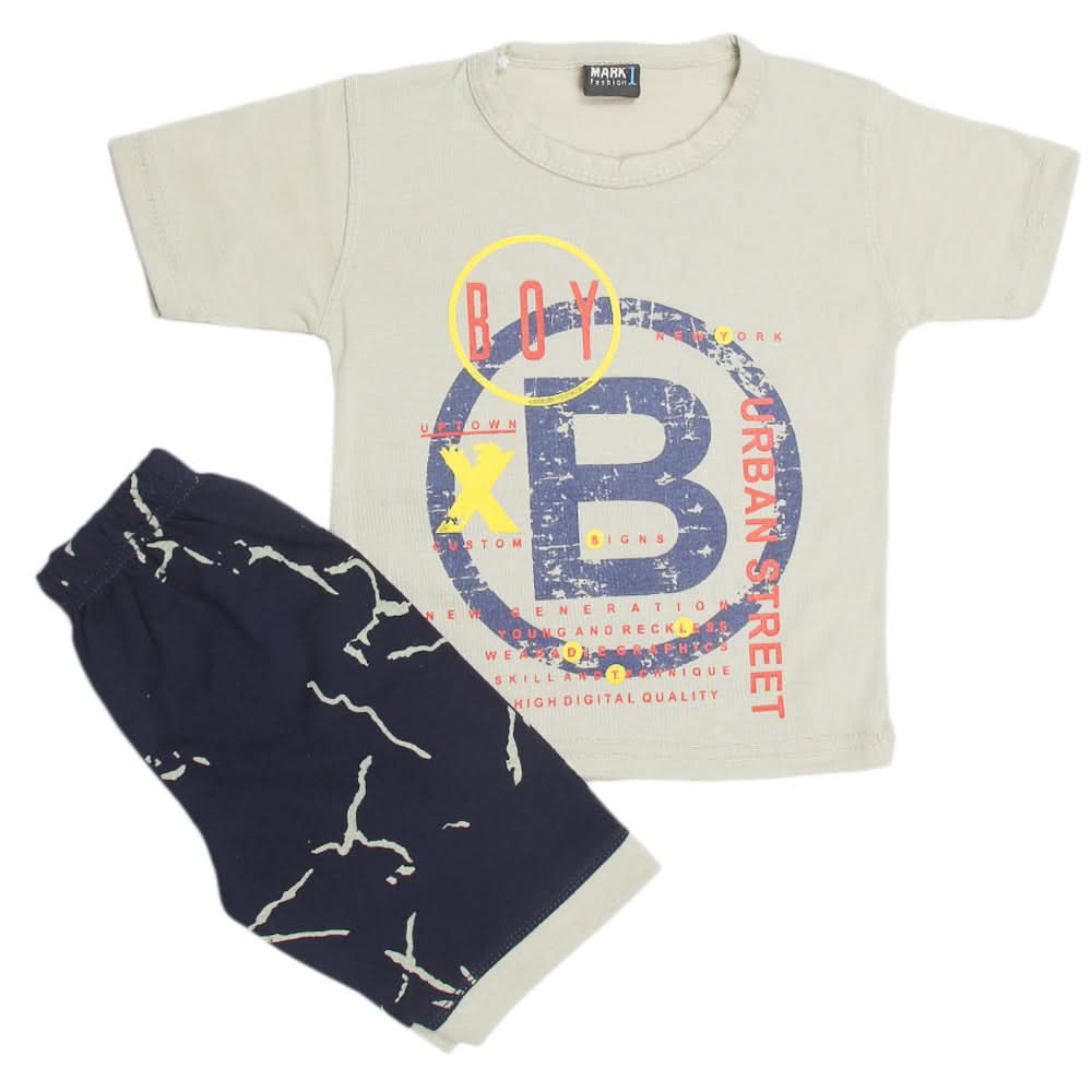 Boys Short Suit - Light Green, Kids, Boys Sets And Suits, Chase Value, Chase Value