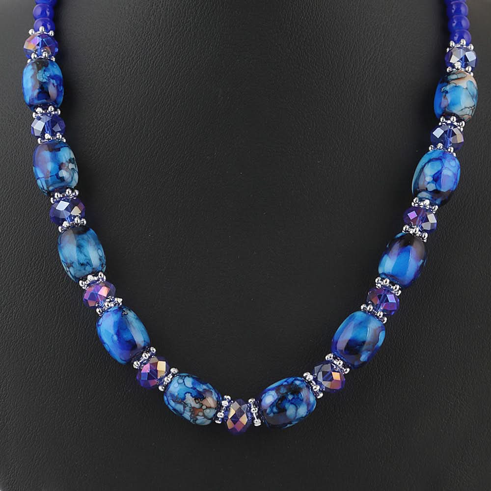 Women's Beads Mala - Royal Blue - test-store-for-chase-value