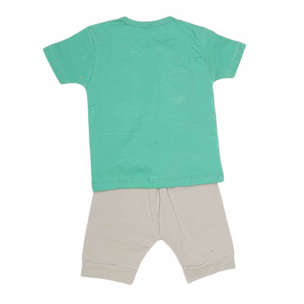 Boys Half Sleeves Suit (2199) - Sea Green, Kids, Boys Sets And Suits, Chase Value, Chase Value