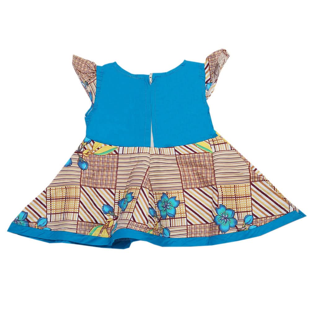 Newborn Girls Frock - Blue, Newborn Girls Frocks, Chase Value, Chase Value