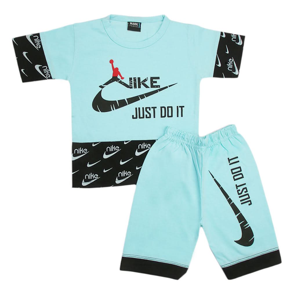 Boys Short Suit - Cyan, Kids, Boys Sets And Suits, Chase Value, Chase Value