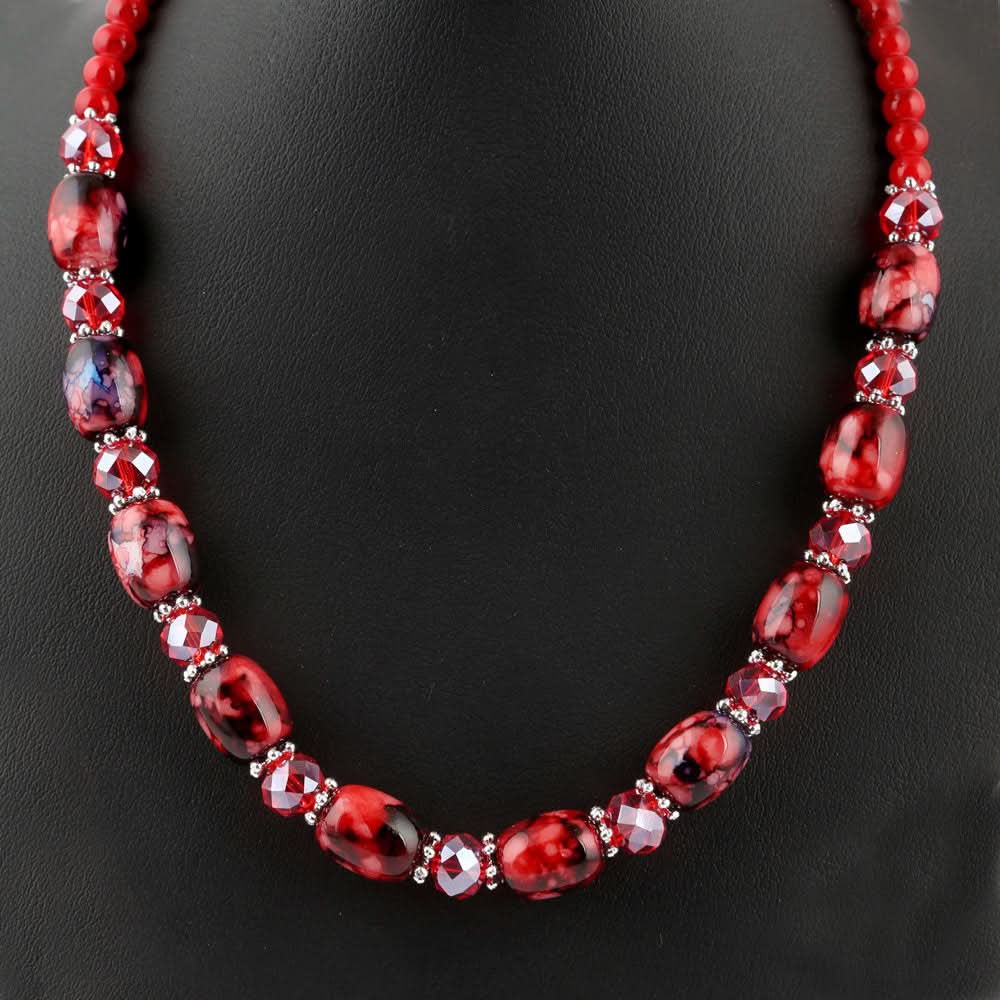Women's Beads Mala - Red - test-store-for-chase-value