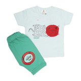 Boys Half Sleeves Suit (2191) - Sea Green, Kids, Boys Sets And Suits, Chase Value, Chase Value
