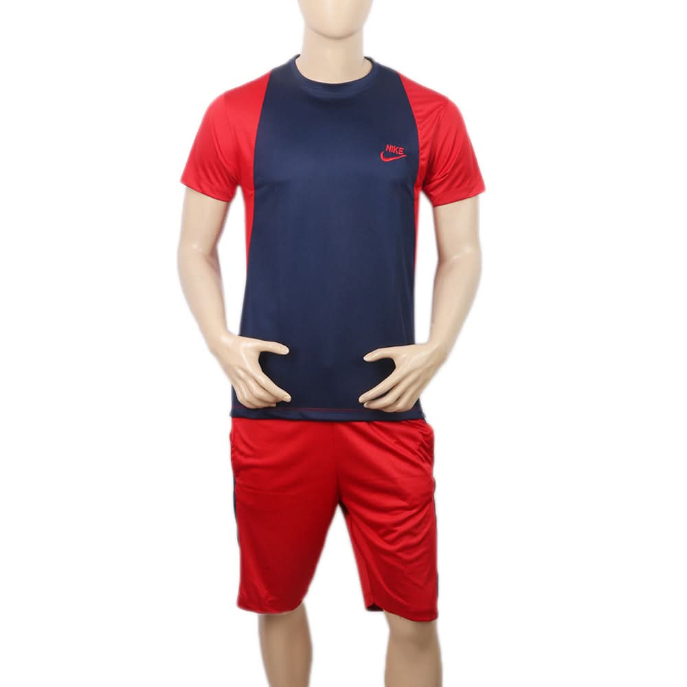 Men's Half Sleeves Track Suit - Navy Blue, Men, Track Suits, Chase Value, Chase Value