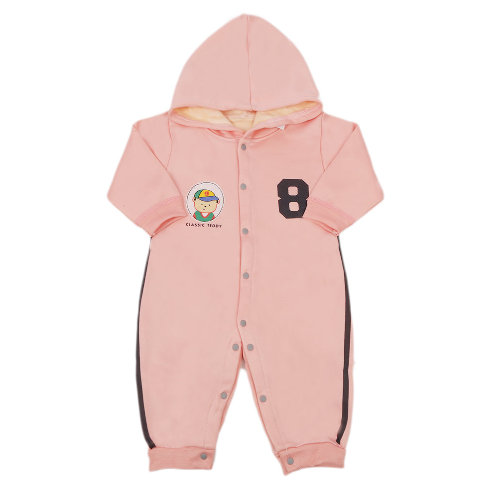 Newborn Boys Full Sleeves Romper - Pink, Kids, New Born Boys Rompers, Chase Value, Chase Value