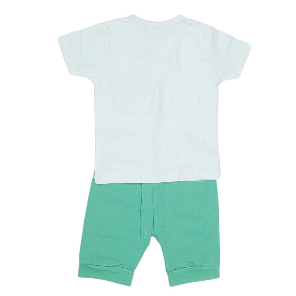 Boys Half Sleeves Suit (2191) - Sea Green, Kids, Boys Sets And Suits, Chase Value, Chase Value