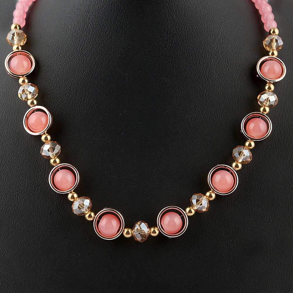 Women's Beads Mala - Pink - test-store-for-chase-value