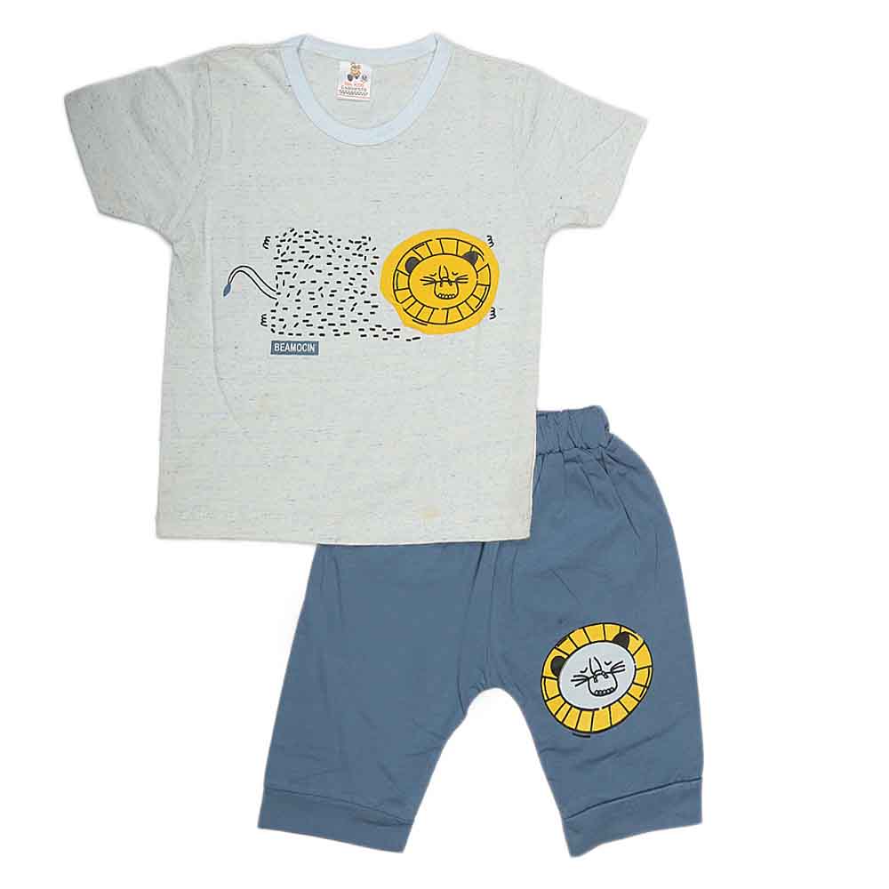 Boys Half Sleeves Suit (2191) - Blue, Kids, Boys Sets And Suits, Chase Value, Chase Value