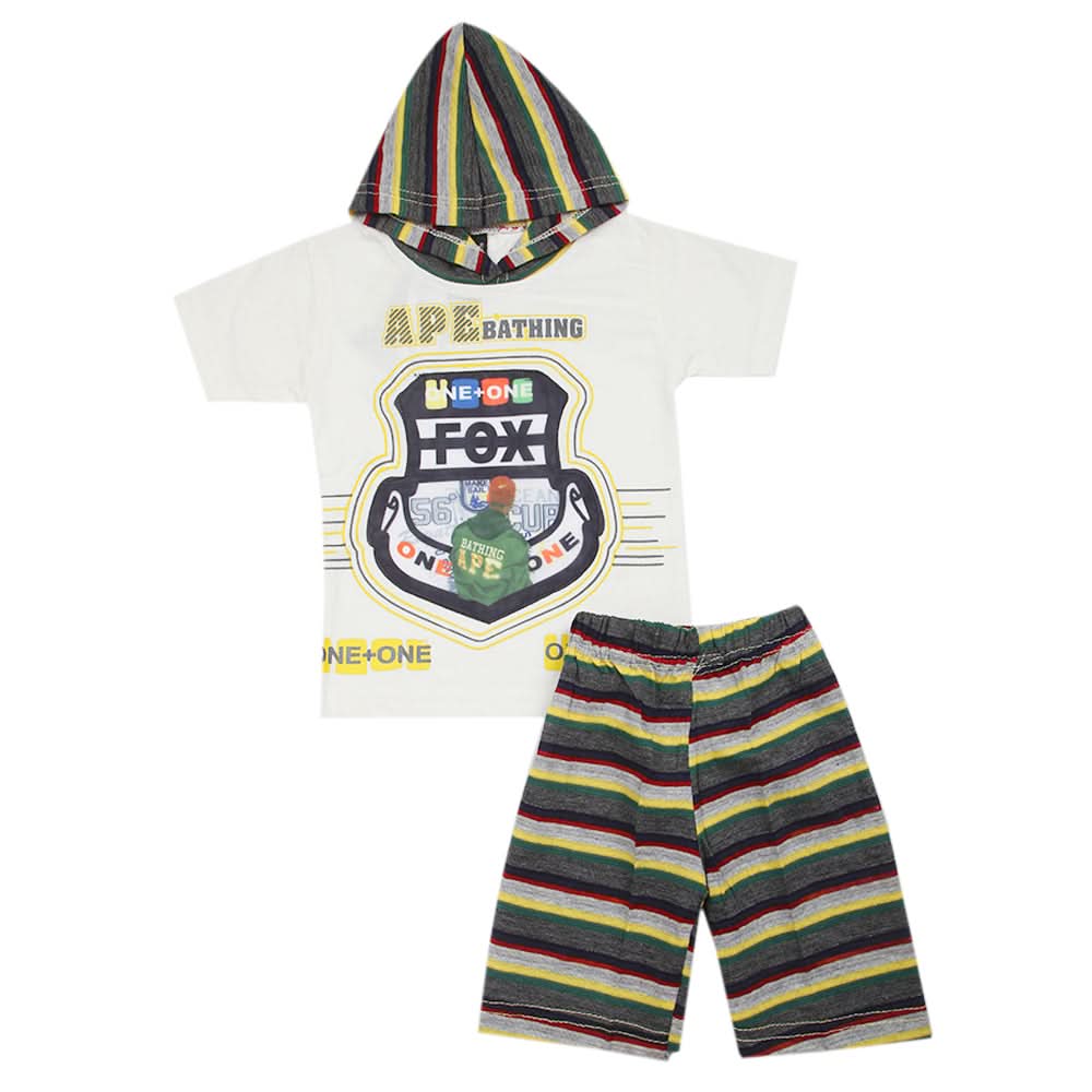 Boys Short Suit - Green, Kids, Boys Sets And Suits, Chase Value, Chase Value