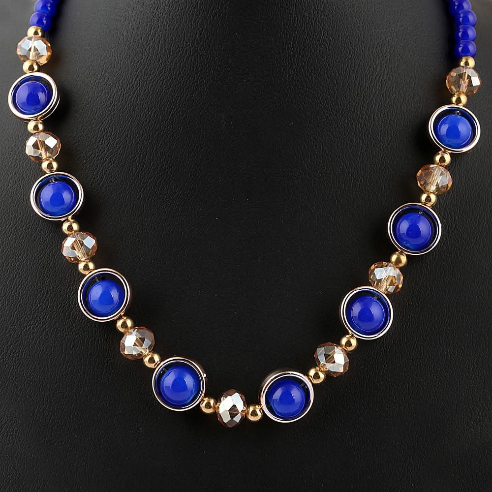 Women's Beads Mala - Royal Blue - test-store-for-chase-value