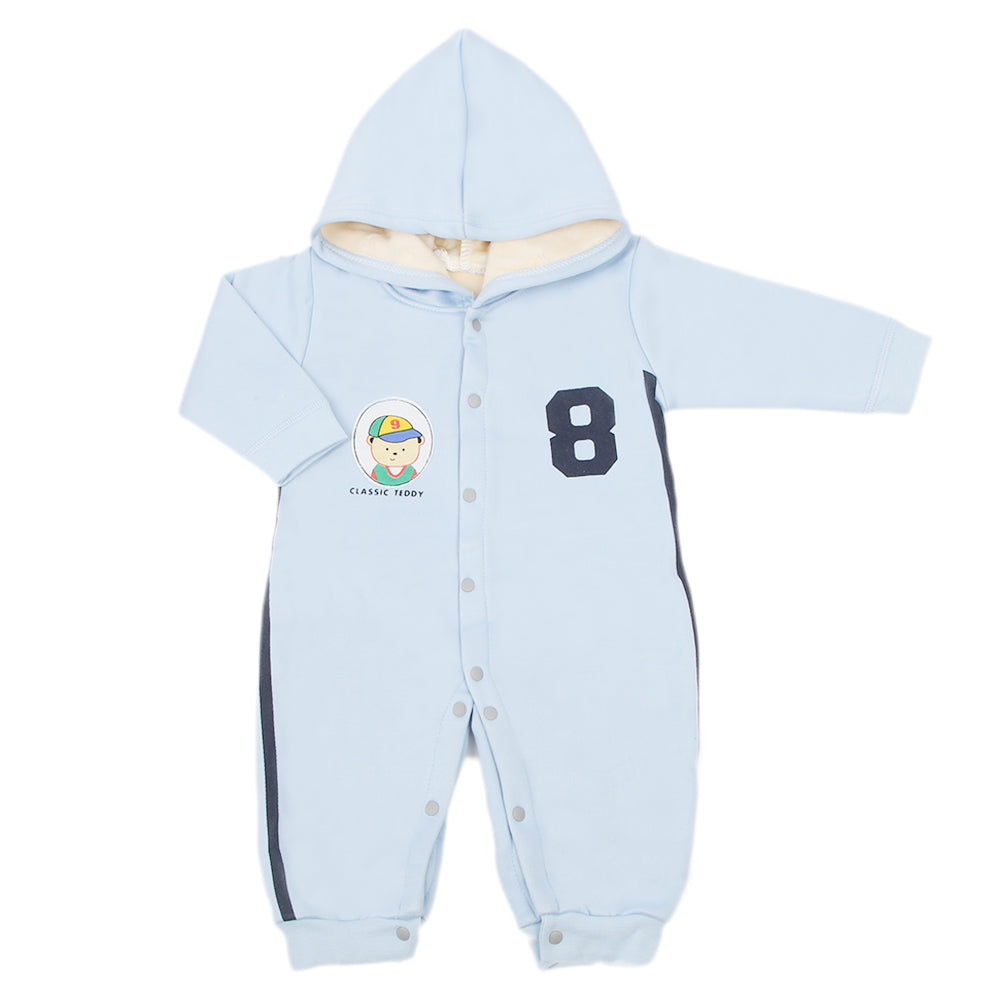 Newborn Boys Full Sleeves Romper - Blue, Kids, New Born Boys Rompers, Chase Value, Chase Value