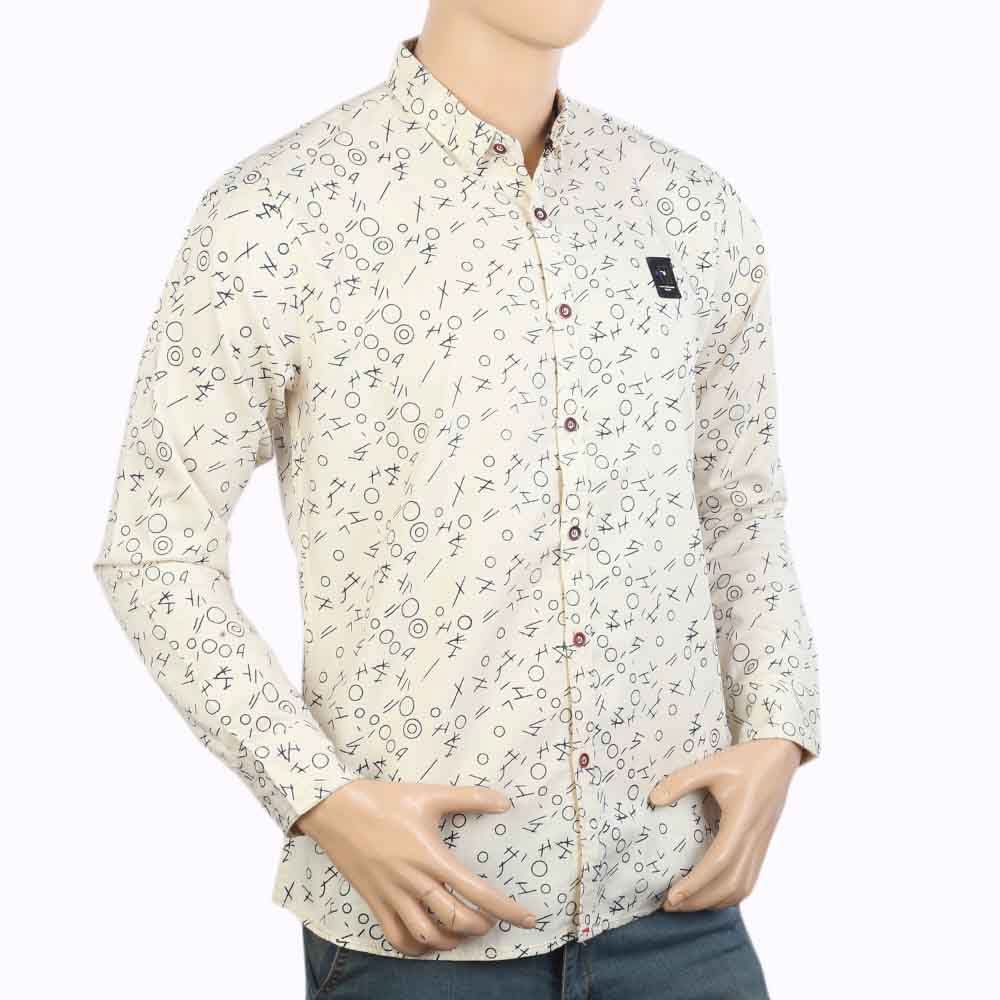 Men's Casual Shirt - Off White, Men's Shirts, Chase Value, Chase Value