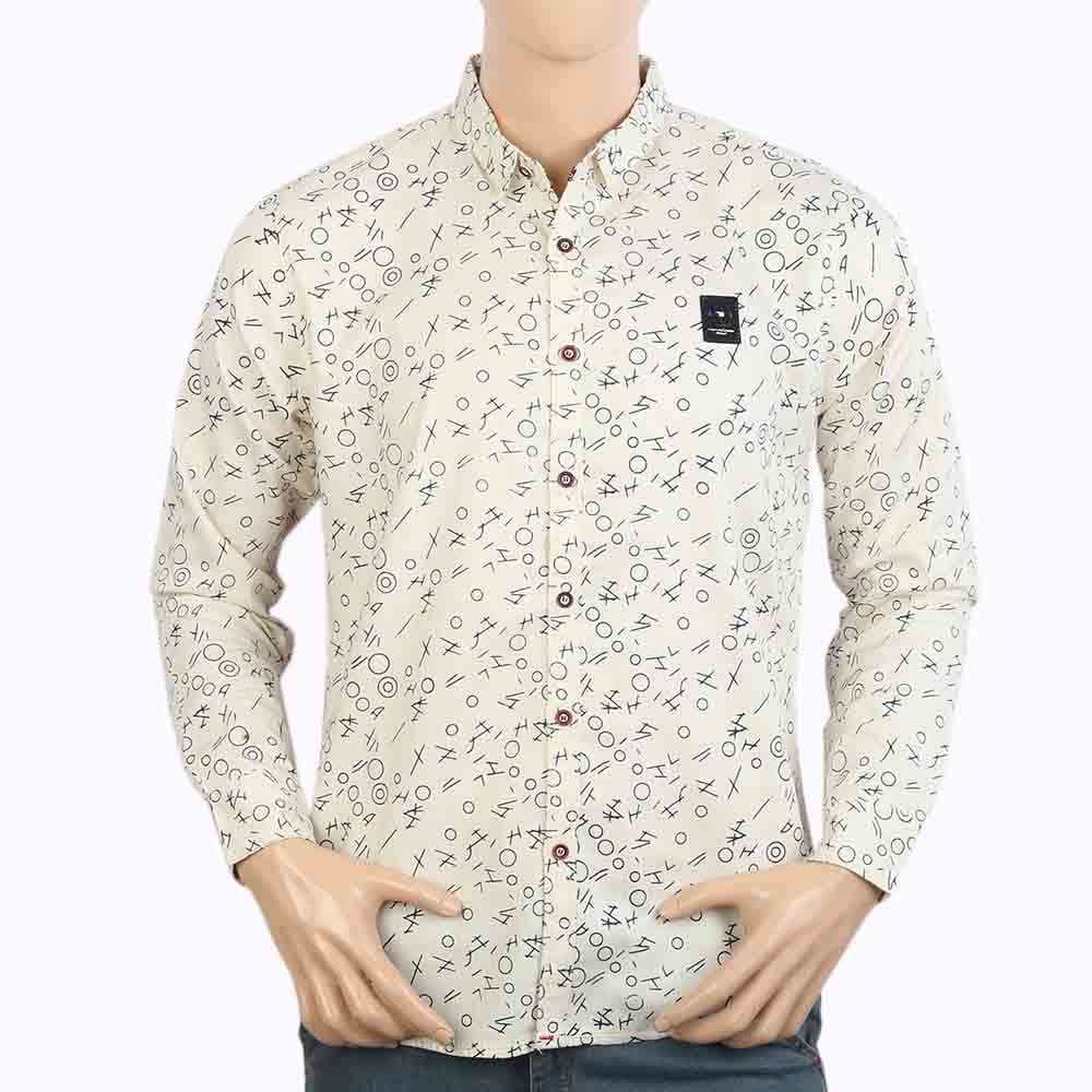Men's Casual Shirt - Off White, Men's Shirts, Chase Value, Chase Value
