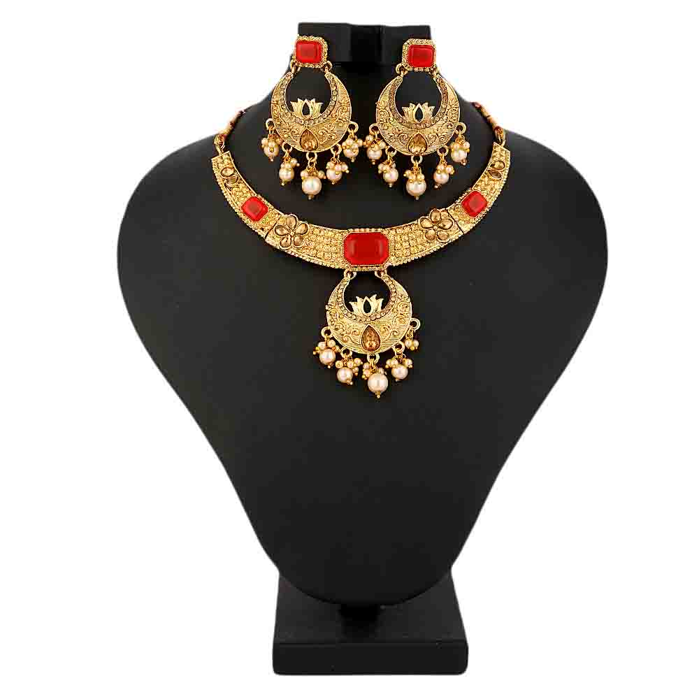 Women's Jewellery Set - Red, Women, Jewellery Set, Chase Value, Chase Value
