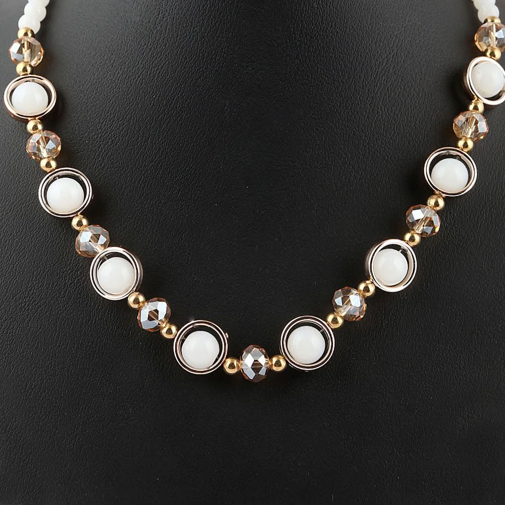 Women's Beads Mala - White - test-store-for-chase-value