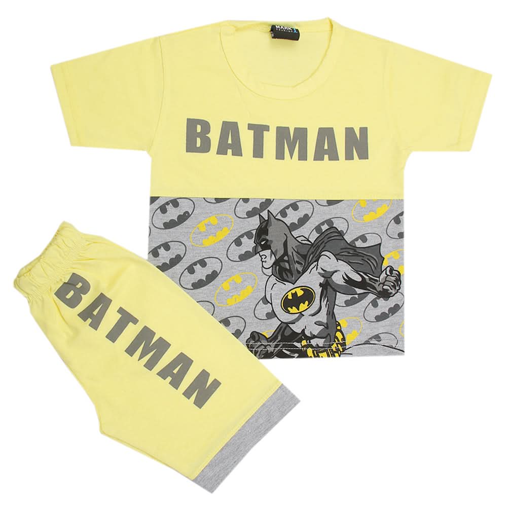 Boys Short Suit - Yellow, Kids, Boys Sets And Suits, Chase Value, Chase Value