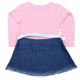 Girls Full Sleeves Frock - Light Pink, Kids, Girls Frocks, Chase Value, Chase Value