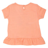 Newborn Girls Cat Palm T-Shirt - Peach, Kids, NB Girls T-Shirts, Chase Value, Chase Value