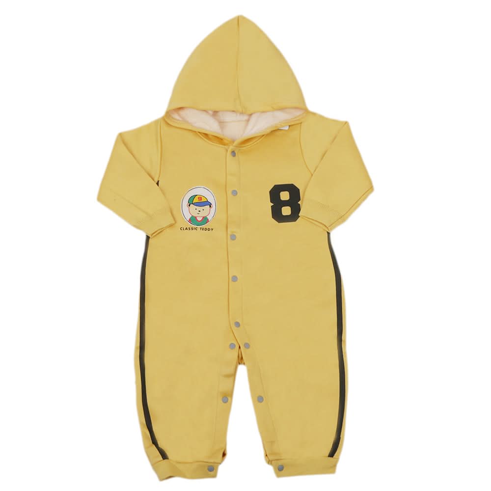 Newborn Boys Full Sleeves Romper - Yellow, Kids, New Born Boys Rompers, Chase Value, Chase Value