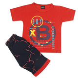 Boys Short Suit - Red, Kids, Boys Sets And Suits, Chase Value, Chase Value