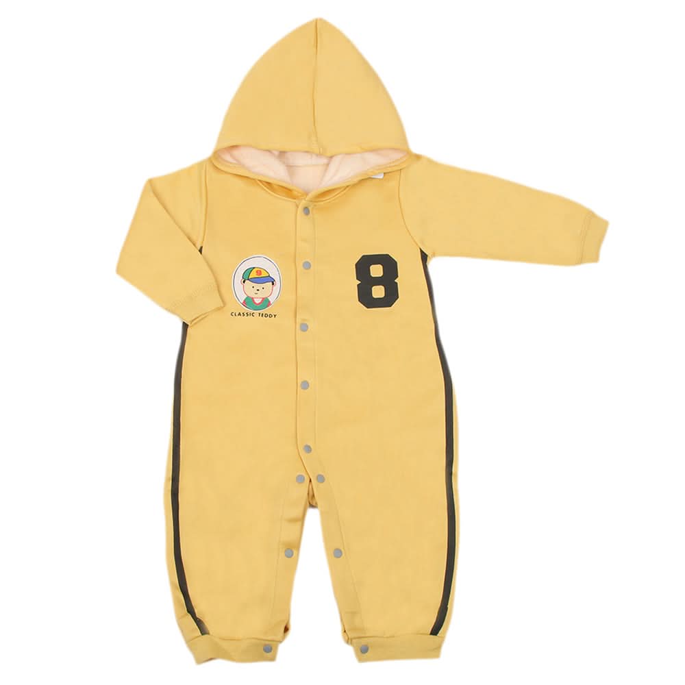 Newborn Boys Full Sleeves Romper - Yellow, Kids, New Born Boys Rompers, Chase Value, Chase Value
