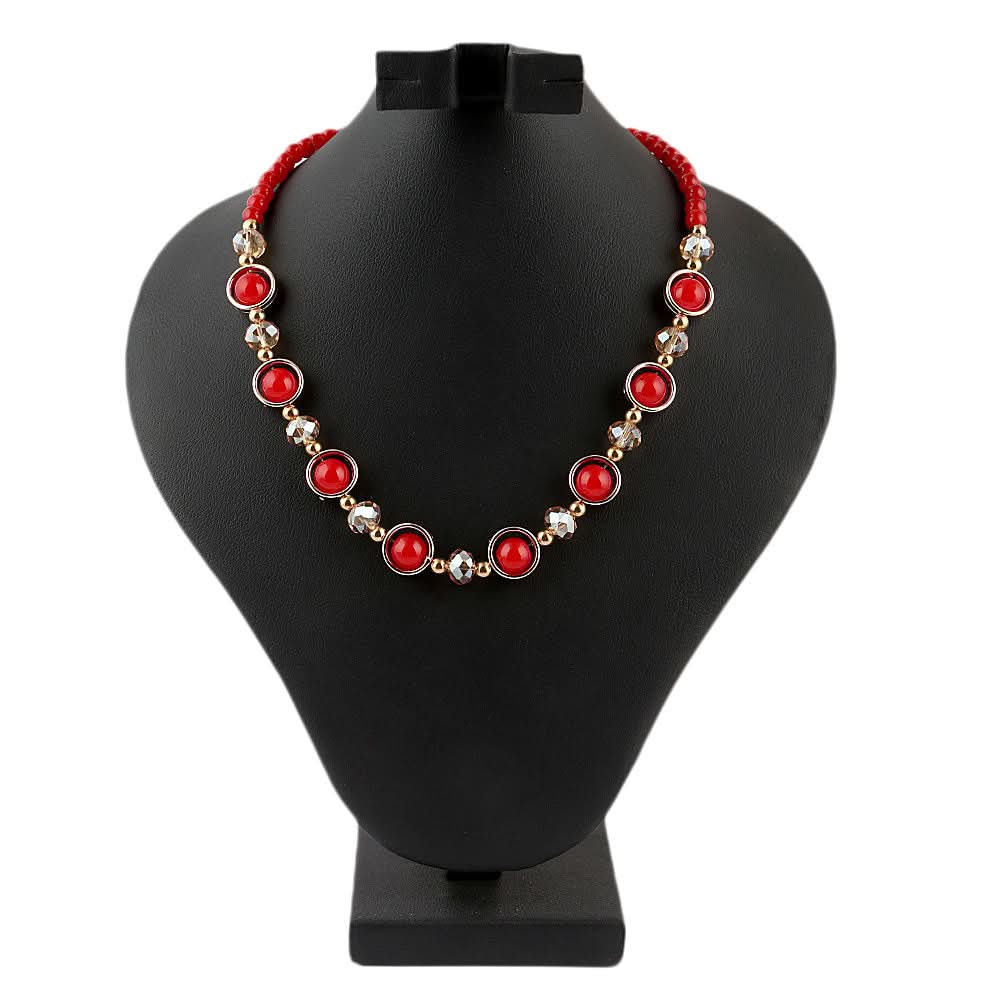 Women's Beads Mala - Red - test-store-for-chase-value