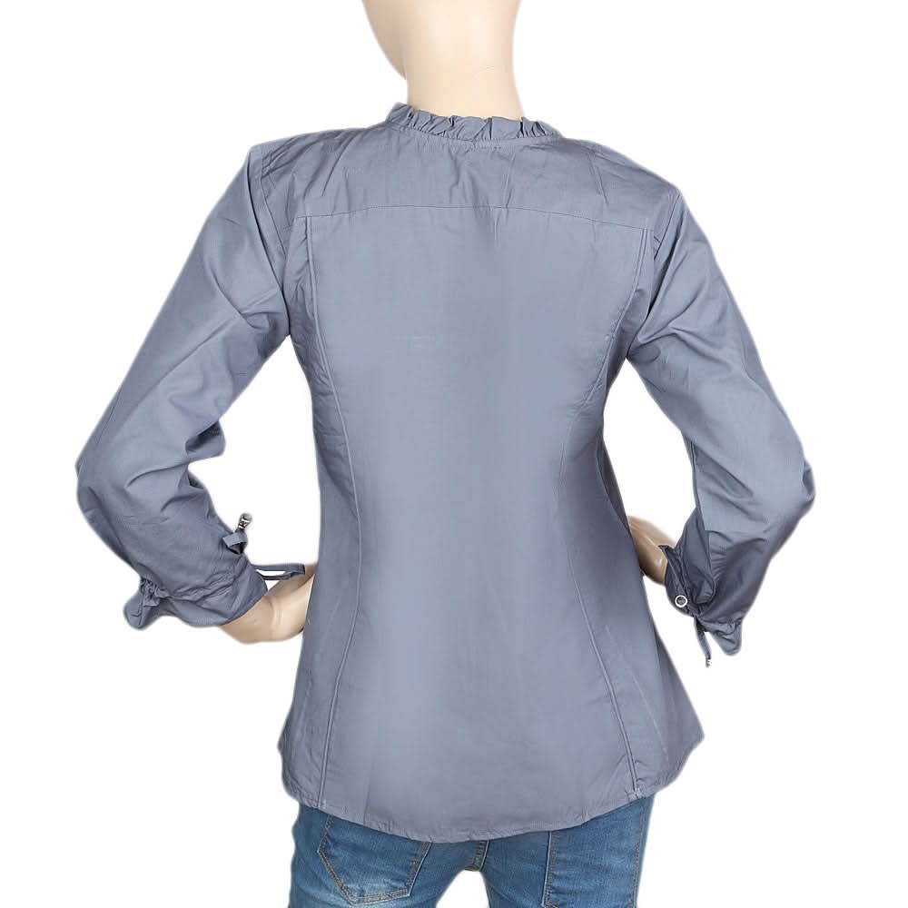 Women's Full Sleeves Western Top - Grey, Women, T-Shirts And Tops, Chase Value, Chase Value