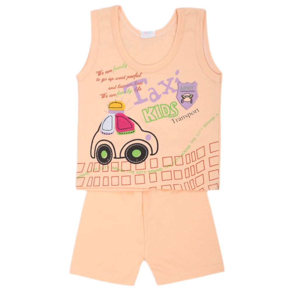 Newborn Girls Sando Suit 2465 - Peach, Kids, NB Girls Sets And Suits, Chase Value, Chase Value