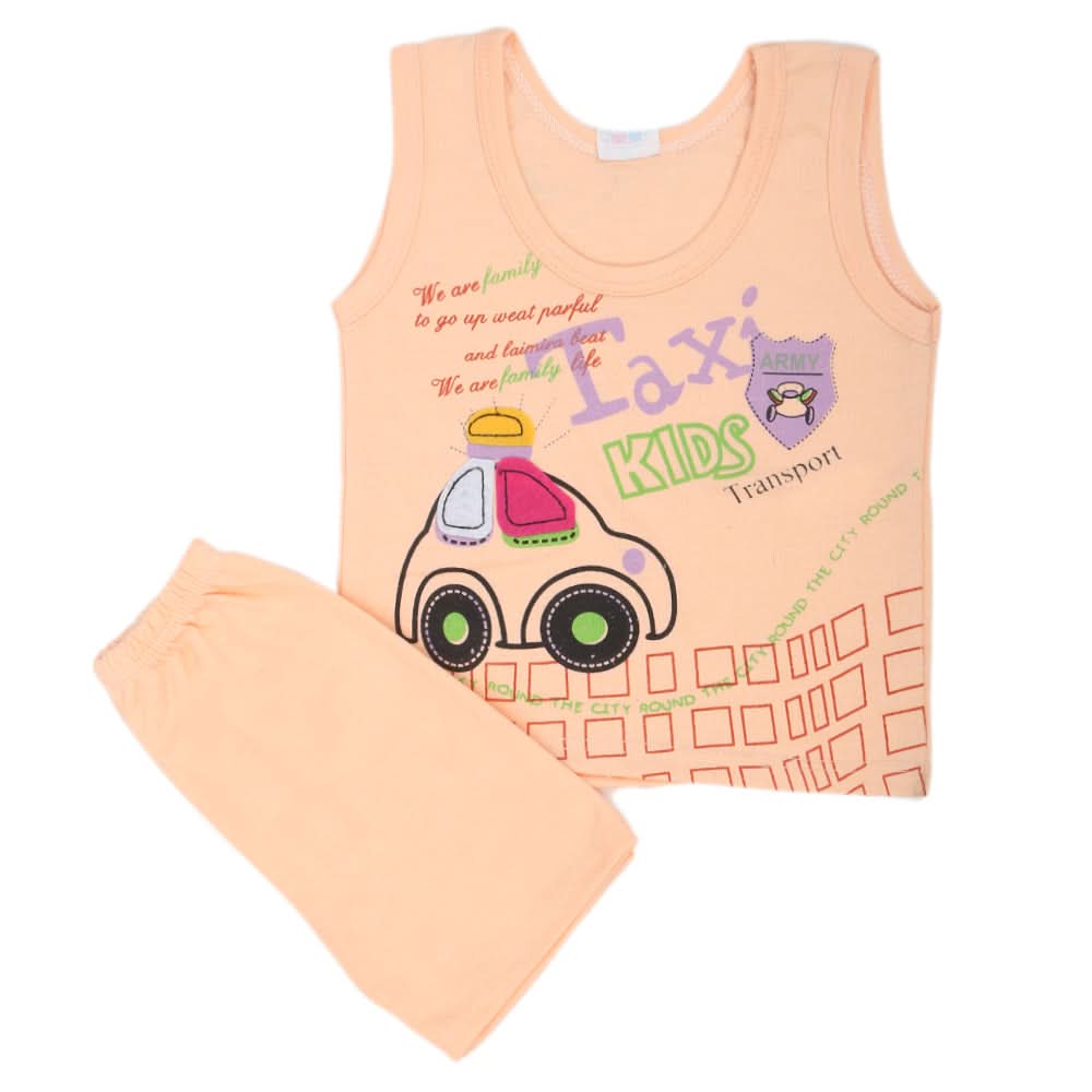 Newborn Girls Sando Suit 2465 - Peach, Kids, NB Girls Sets And Suits, Chase Value, Chase Value