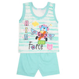 Newborn Boys Sando Suit 2467 - Cyan, Kids, Boys Sets And Suits, Chase Value, Chase Value