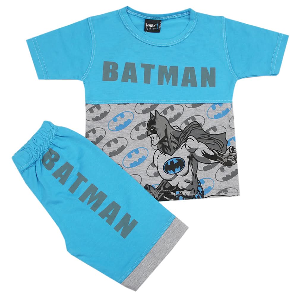 Boys Short Suit - Blue, Kids, Boys Sets And Suits, Chase Value, Chase Value