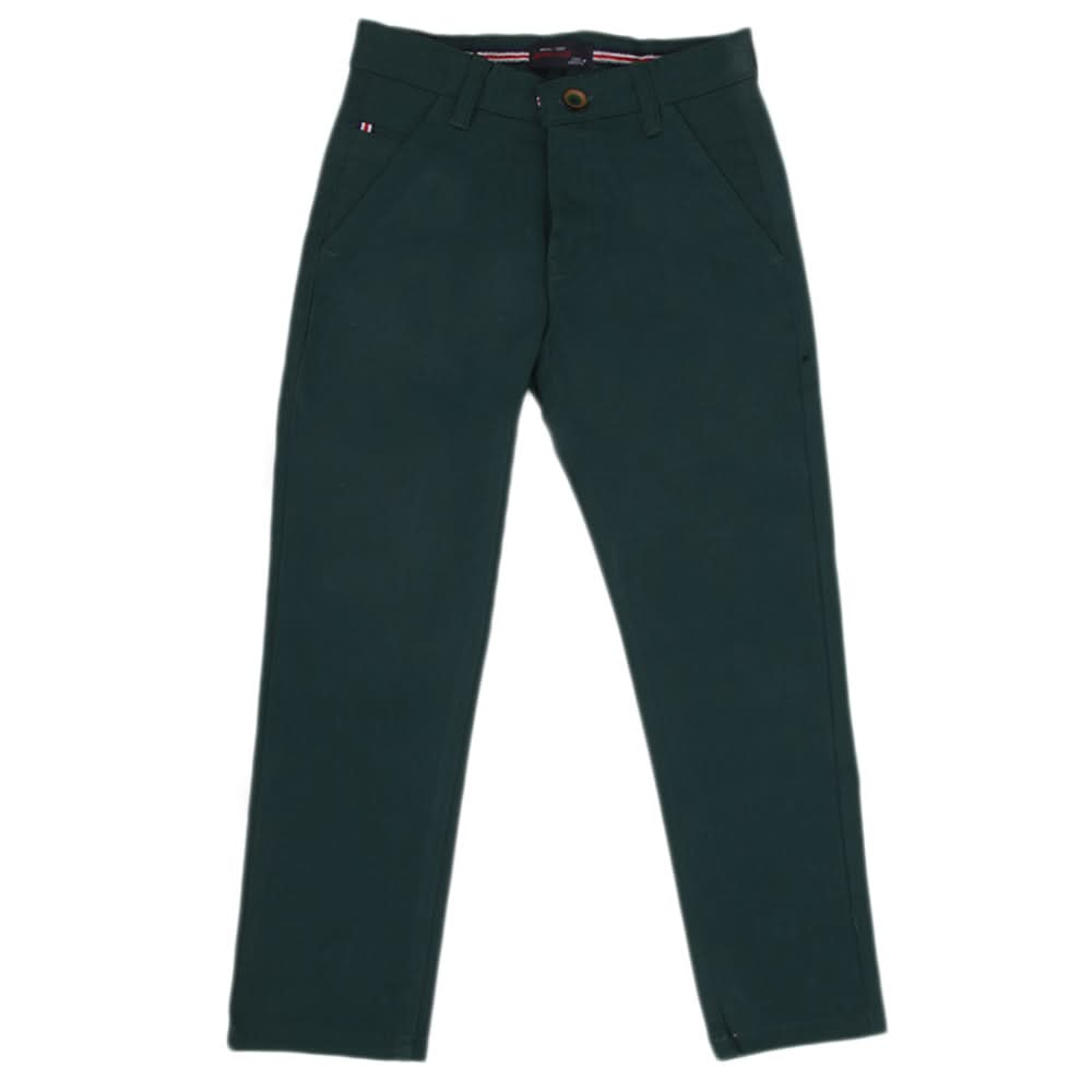 Boys Cotton Pant - Dark Green, Kids, Boys Pants, Chase Value, Chase Value