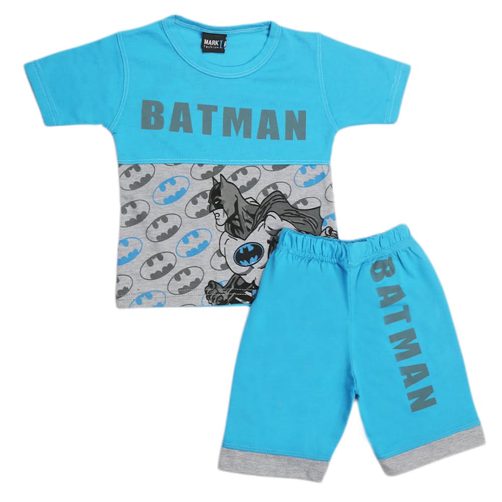 Boys Short Suit - Blue, Kids, Boys Sets And Suits, Chase Value, Chase Value