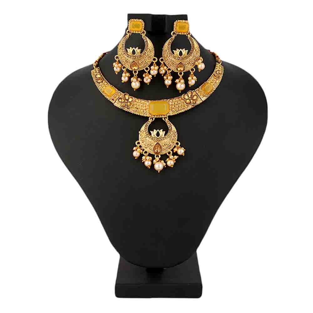 Women's Jewellery Set - Yellow, Women, Jewellery Set, Chase Value, Chase Value