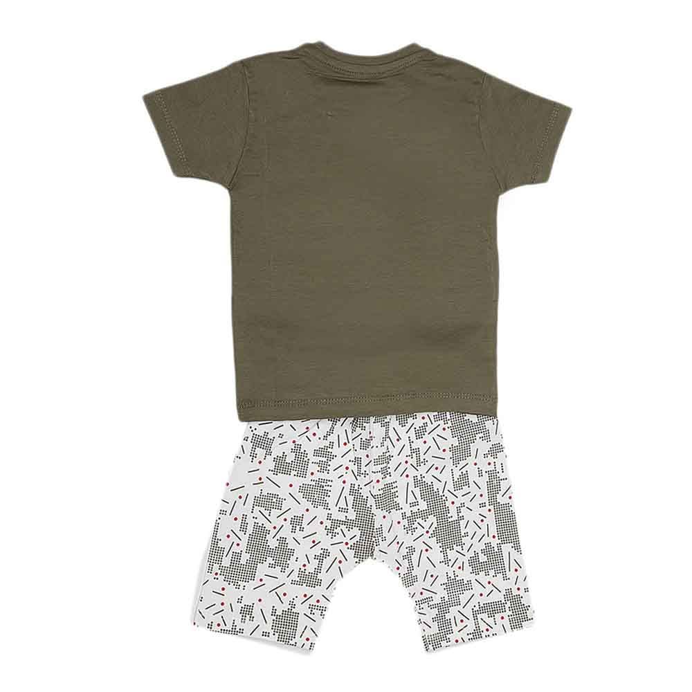 Boys Half Sleeves Suit (2209) - Green, Kids, Boys Sets And Suits, Chase Value, Chase Value