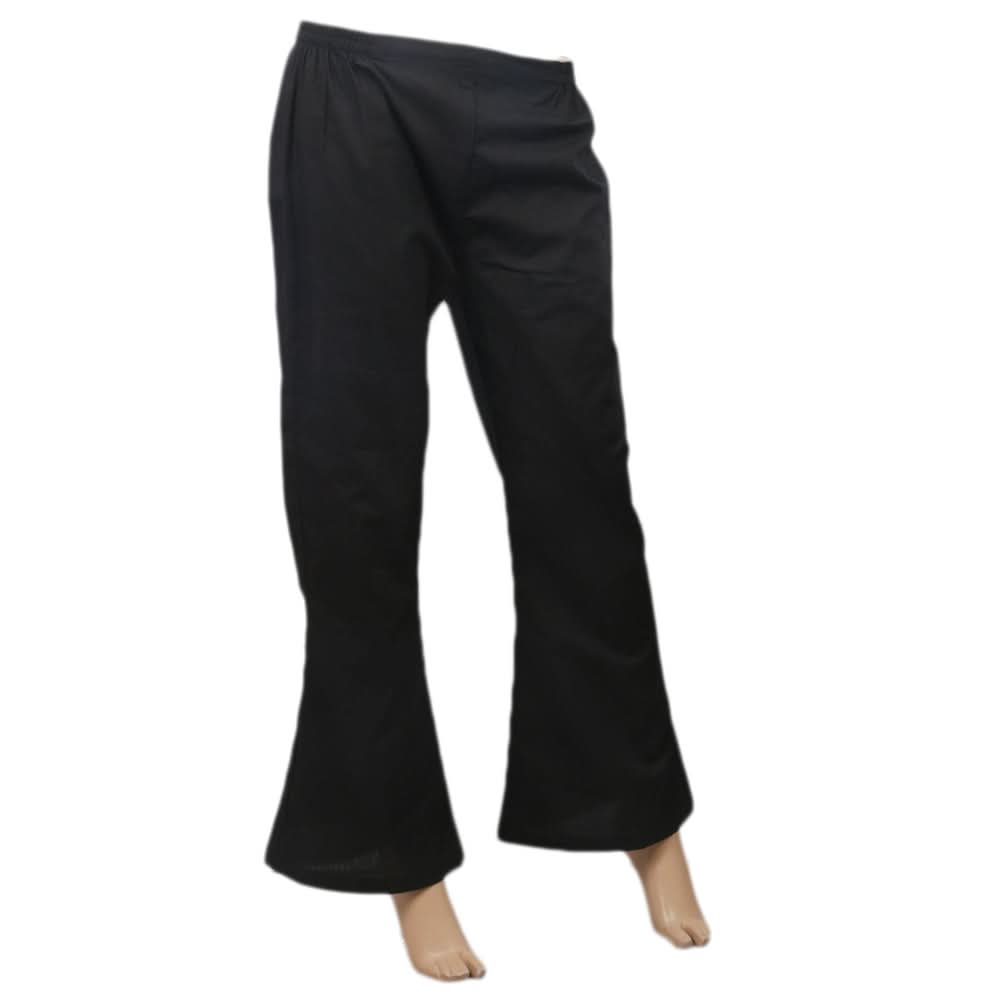 Women's Bell Bottom Trouser - Black, Women, Pants & Tights, Chase Value, Chase Value