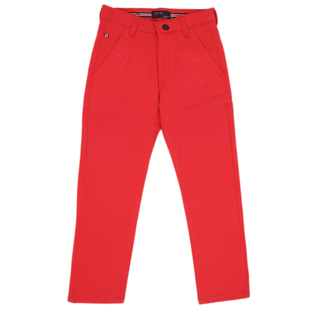 Boys Cotton Pant - Red, Kids, Boys Pants, Chase Value, Chase Value