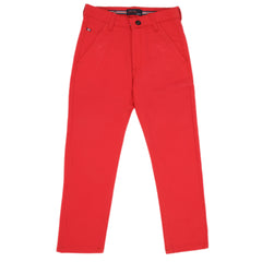 Boys Cotton Pant - Red, Kids, Boys Pants, Chase Value, Chase Value