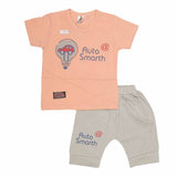 Boys Half Sleeves Suit (2200) - Peach, Kids, Boys Sets And Suits, Chase Value, Chase Value