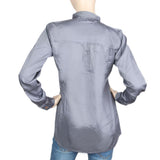 Women's Full Sleeves Casual Shirt - Steel Grey, Women, T-Shirts And Tops, Chase Value, Chase Value