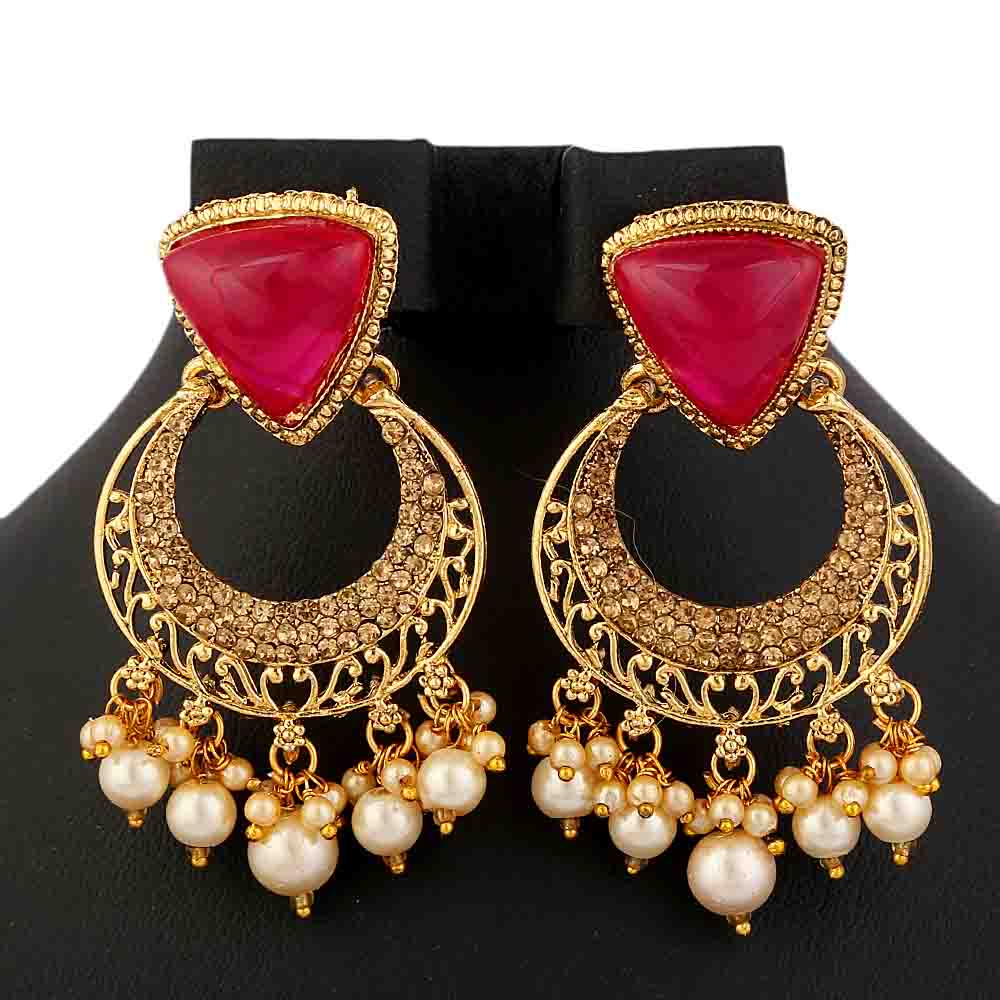 Women's Jewellery Set - Dark Pink, Women, Jewellery Set, Chase Value, Chase Value