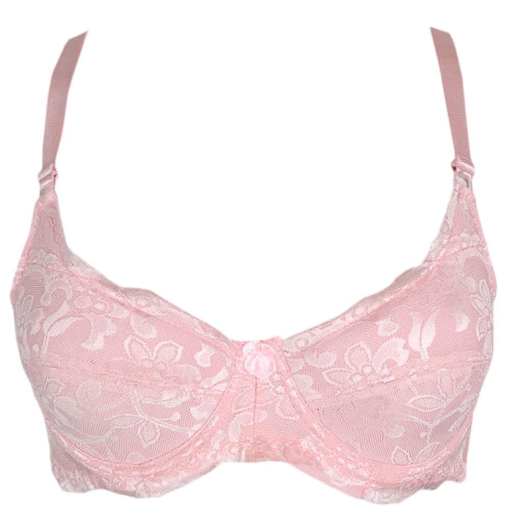 Women's Jersey Ring Bra - Pink, Women, Bras, Chase Value, Chase Value