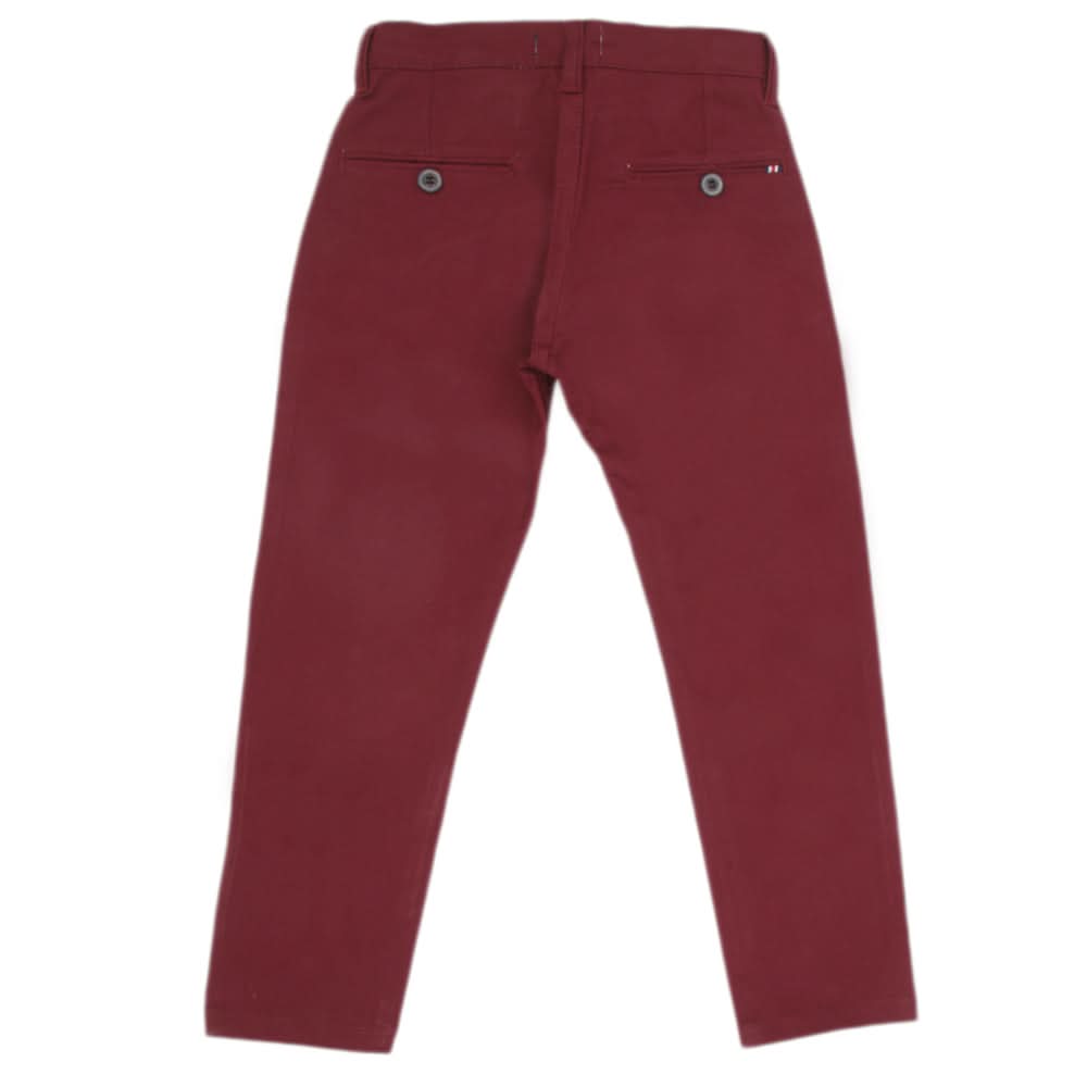 Boys Cotton Pant - Maroon, Kids, Boys Pants, Chase Value, Chase Value