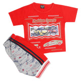 Boys Short Suit - Red, Boys Sets & Suits, Chase Value, Chase Value