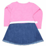 Girls Full Sleeves Frock - Pink, Kids, Girls Frocks, Chase Value, Chase Value