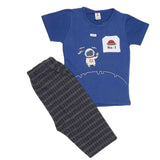 Boys Half Sleeves Suit (2361) - Royal Blue, Kids, Boys Sets And Suits, Chase Value, Chase Value
