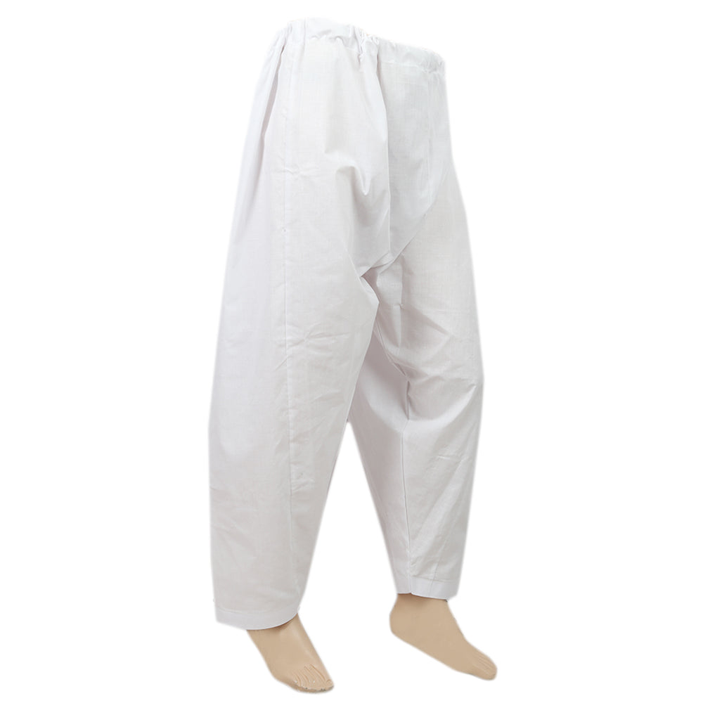 Men's PC Cotton Shalwar - White, Men, Shalwars, Chase Value, Chase Value