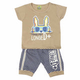 Newborn Boys Half Sleeves Suit - Beige, Kids, NB Boys Sets And Suits, Chase Value, Chase Value