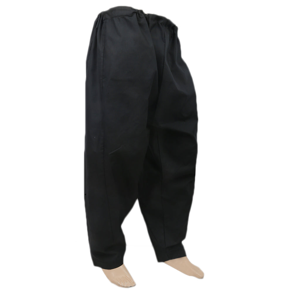 Men's PC Cotton Shalwar - Black, Men, Shalwars, Chase Value, Chase Value