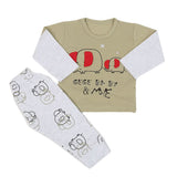 Newborn Boys Suit Full Sleeves (01005) - Olive Green, Kids, NB Boys Sets And Suits, Chase Value, Chase Value